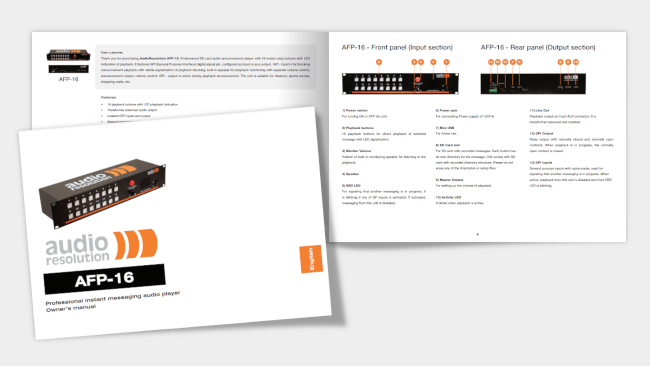 AFP-16-manual